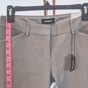 Express Editor Barely Boots Pants - Grey- Size 6S